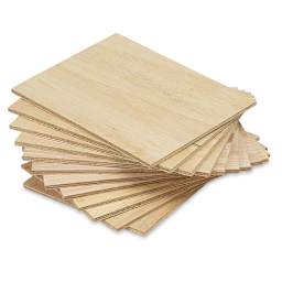 Wood Blocks - 12 Pieces, 12" x 16", White
