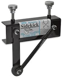 AWT Screen Print Frame Sidekick Support - Side view of Sidekick