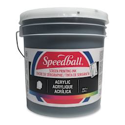 Speedball Permanent Acrylic Screen Printing Ink - Black, Gallon