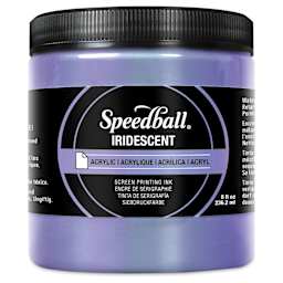 Speedball Iridescent Acrylic Screen Printing Ink - Mermaid, 8 oz Jar