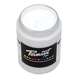 Permaset Aqua Fabric Ink - Supercover White, 300 ml