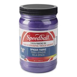 Speedball Fabric Screen Printing Ink - Amethyst (Opaque), 32 oz, Jar