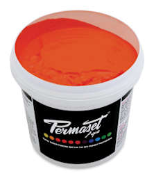 Permaset Aqua Fabric Ink - Supercover Orange Red, Liter