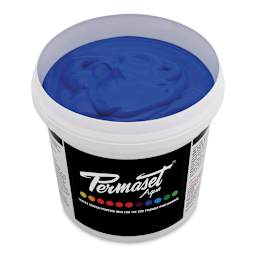 Permaset Aqua Fabric Ink - Supercover Blue B, Liter