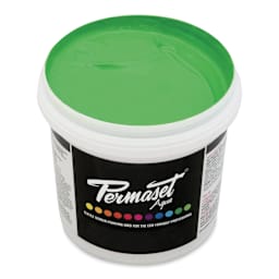 Permaset Aqua Fabric Ink - Glow Green, Liter