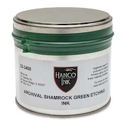 Hanco Oil Based Etching Ink - 1 lb, Shamrock Green - front