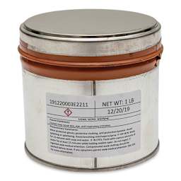 Hanco Oil Based Etching Ink - 1 lb, Burnt Sienna - back