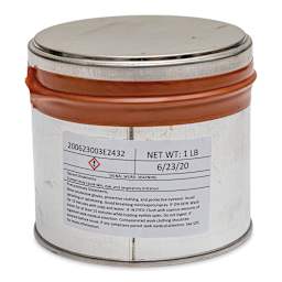 Hanco Litho Ink - 1 lb, Raw Sienna - back