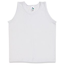 Youth Tank Top - White, Large