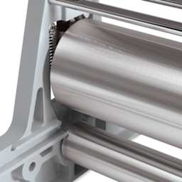 999 Model II Etching Press (Close-up of rollers)
