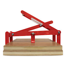 Woodzilla Hand Lino Press - Red, 16-1/2" x 23-3/8"