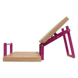 Woodzilla Hand Lino Press - Purple, 11-3/4" x 16-1/2", press open