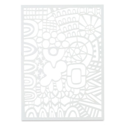 Gelli Arts Stencil - Wonderland, 5" x 7"