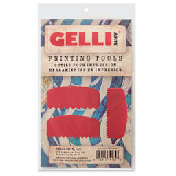 Gelli Arts Large Printing Tools - Set of 3, Round front of packaging