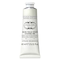 Charbonnel Etching Ink - Transparent Lake White, 60 ml