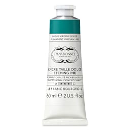 Charbonnel Etching Ink - Permanent Viridian Lake, 60 ml