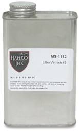 Hanco Ink Modifiers - Front of can of Litho Varnish, No 3