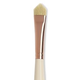Blick x Raphaël L'Impressionniste Synthetic Bristle Brush - Double Edged, Size 16, Long Handle close up