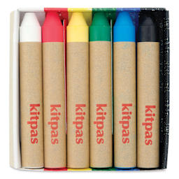 Kitpas by Artist Rice Wax Crayon Set - Bird, Set of 6, contents