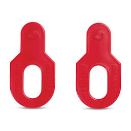 Ternes-Burton Plastic Register Pins - Red, 1/4" x 0.065", Pkg of 2