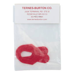 Ternes-Burton Plastic Register Pins - Red, 1/4" x 0.065", Pkg of 2 - front of packaging