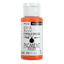 Holbein Tosai Pigment Paste - Pyrrole Orange, 35 ml