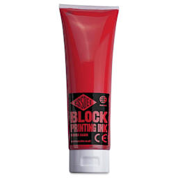 Essdee Premium Water-Based Block Printing Inks - Brilliant Red, 100 ml Tube