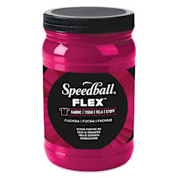 Speedball Flex Screen Printing Fabric Ink - Fuchsia, 32 oz