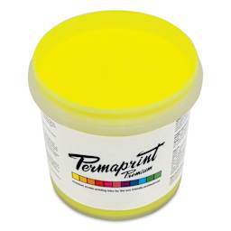 Permaprint Premium Screen Ink - Glow Yellow, 1 L