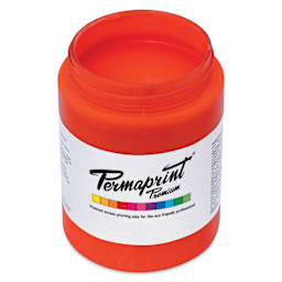 Permaprint Premium Screen Ink - Glow Orange, 300 ml
