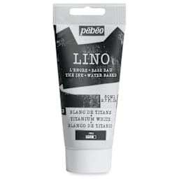 Pebeo Lino Ink - Titanium White, 80 ml Tube
