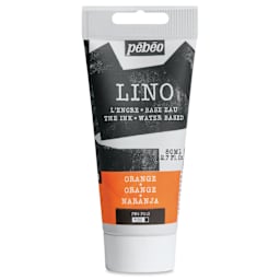 Pebeo Lino Ink - Orange, 80 ml Tube