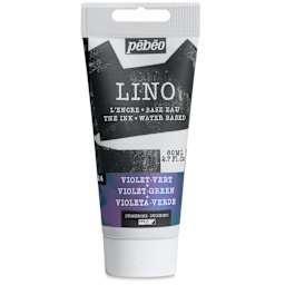Pebeo Lino Ink - Purple and Green Duochrome, 80 ml Tube