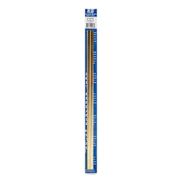K&S Bendable Metal Shape - Brass, Strips, 1/32"D x 1/4"W & 1/2"W, Pkg of 2 (in package)