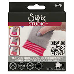 Sizzix Studio Texture Tool, front of packaging