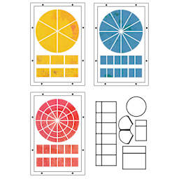 Sizzix Studio Layered Stencil and Stamp Set - Set of 8, Artist Tools