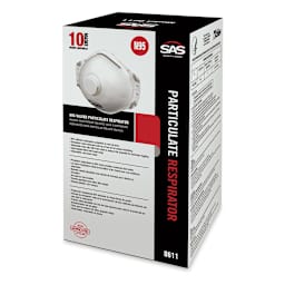 SAS Safety N95 Valved Particulate Respirator - Box of 10