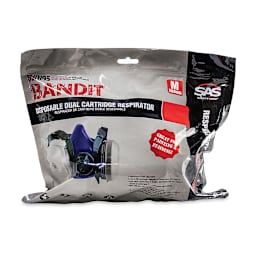SAS Safety Bandit Disposable Respirator - Large - front of packaging