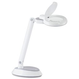OttLite Space-Saving LED Magnifier Desk Lamp - White