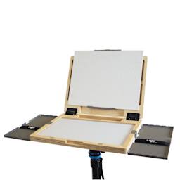 New Wave u.go Plein Air Anywhere Metal Side Tray - 4" x 8" attached to u.go Anywhere Pochade (sold separately)