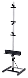 Martin Universal Design Avanti I Square Post Easel - Angled view with four canvas blocks