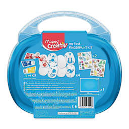 Maped Creativ My First Fingerpaint Kit (back of package)