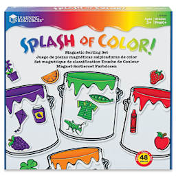 Learning Resources Splash of Color Magnetic Sorting Set (front of packaging)