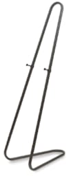 Testrite Lobby Easel - Angled view showing adjustable holders
