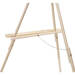 Studio Display Easel - Natural, Tripod Floor (close-up)