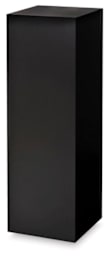 Black Laminate Pedestal - Angled view of Pedestal