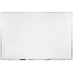 Ghent Dry Erase Chalkboard - 48" x 36", White Melamine