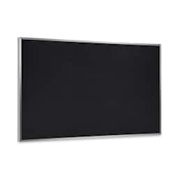 Ghent Recycled Rubber Tackboard - 5 ft x 4 ft, Black