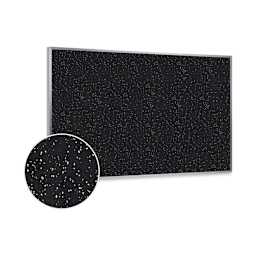 Ghent Recycled Rubber Tackboard - 4 ft x 3 ft, Tan Speckled