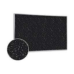 Ghent Recycled Rubber Tackboard - 5 ft x 3 ft, Tan Speckled